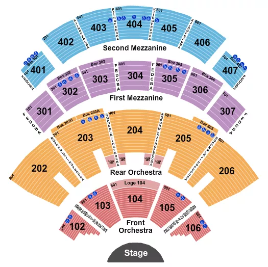 seating chart for The Colosseum At Caesars Palace - Rod Stewart - eventticketscenter.com