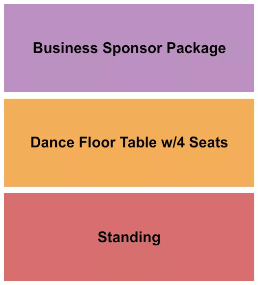 seating chart for Cahoots Dancehall & Honkytonk - GA/Floor Table - eventticketscenter.com