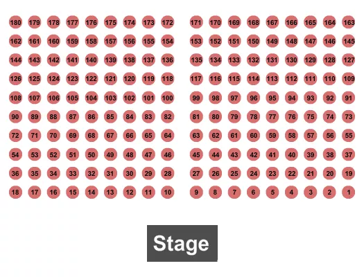 seating chart for Cajundome Convention Center - Tables - eventticketscenter.com