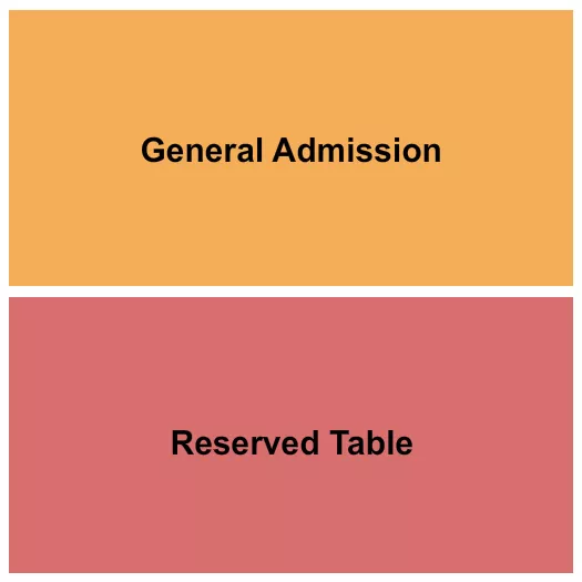 seating chart for California Coast Beer Company - GA/Tables - eventticketscenter.com