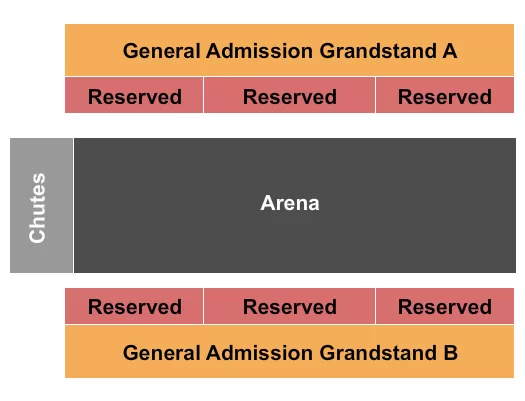 seating chart for California Exposition & State Fair - Rodeo - eventticketscenter.com
