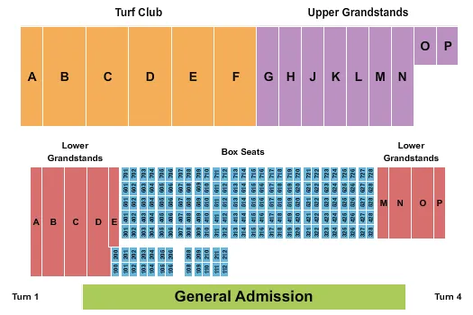 seating chart for California Exposition & State Fair - Sacramento Mile - eventticketscenter.com