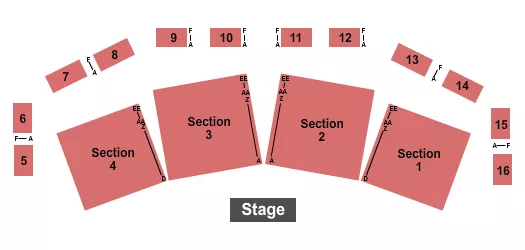 seating chart for Calvary Chapel Melbourne - Endstage - eventticketscenter.com