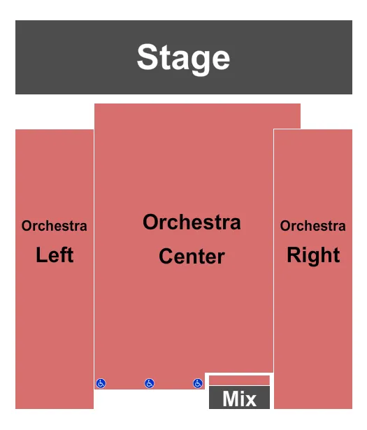 seating chart for Camelot Theatre - CA - End Stage - eventticketscenter.com