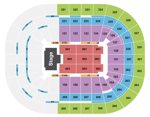 seating chart for Camp Randall Stadium - Varsity Band Concert - eventticketscenter.com