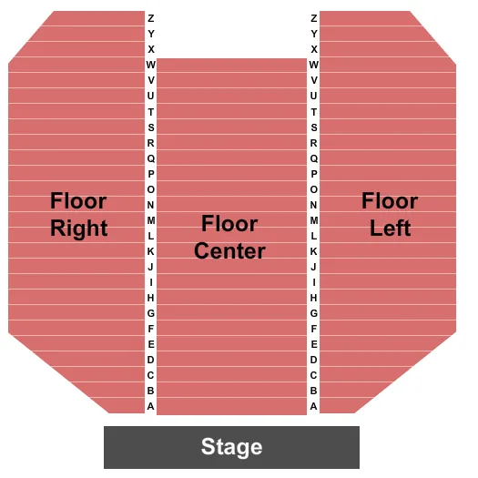 seating chart for Campbell Hall At UCSB - End Stage - eventticketscenter.com