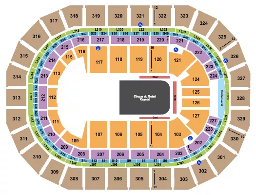 seating chart for Canada Life Centre - Crystal - eventticketscenter.com