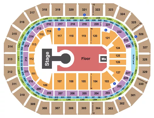 seating chart for Canada Life Centre - Diljit Dosanjh - eventticketscenter.com
