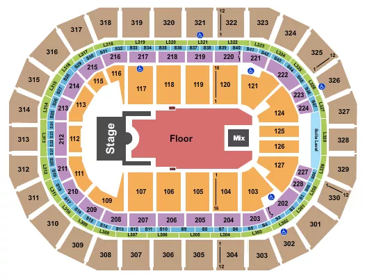 seating chart for Canada Life Centre - Hilary Duff - eventticketscenter.com