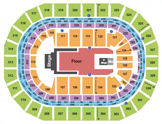 seating chart for Canada Life Centre - Jelly Roll - eventticketscenter.com