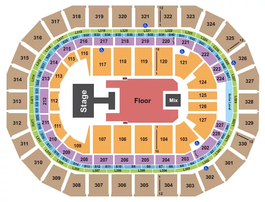 seating chart for Canada Life Centre - Karan Aujla - eventticketscenter.com