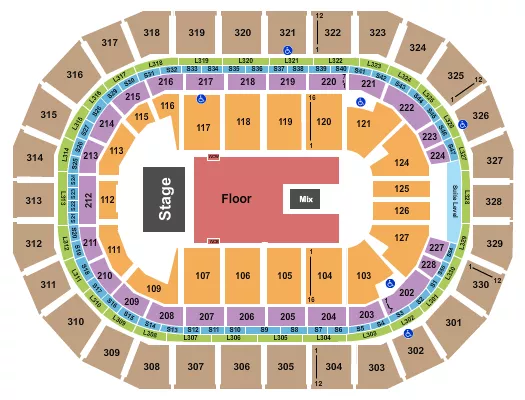 seating chart for Canada Life Centre - Russell Peters - eventticketscenter.com
