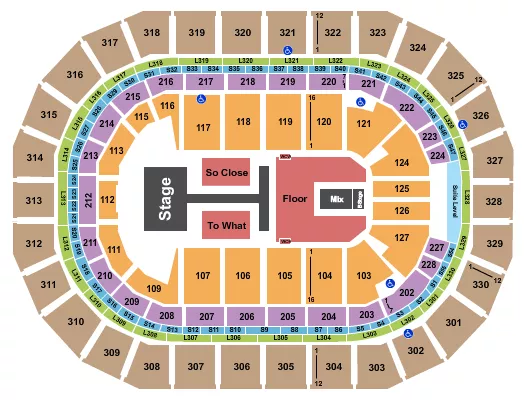 seating chart for Canada Life Centre - Tate McRae - eventticketscenter.com