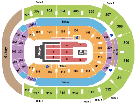 seating chart for Canada Life Place - Jelly Roll - eventticketscenter.com