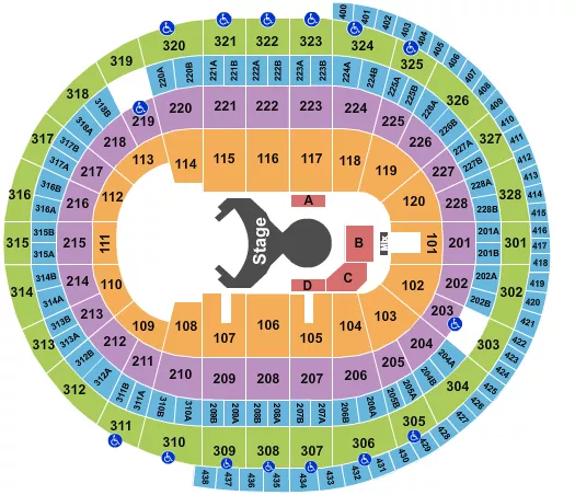 seating chart for Canadian Tire Centre - Cirque du Soleil - eventticketscenter.com