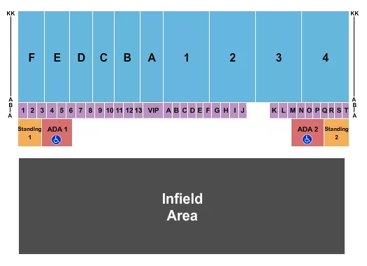 seating chart for Canfield Fairgrounds - Demolition Derby - eventticketscenter.com
