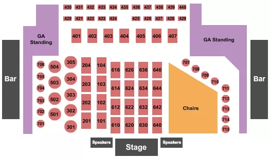Endstage - Rsvd Tables 7 Seating Map