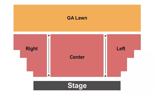 seating chart for Canyons Village At Park City - End Stage - eventticketscenter.com