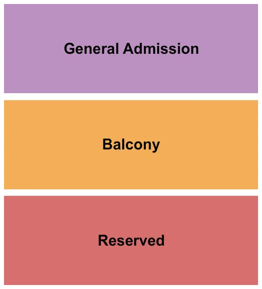 seating chart for Cap City Comedy Club - GA/Reserved/Balcony - eventticketscenter.com