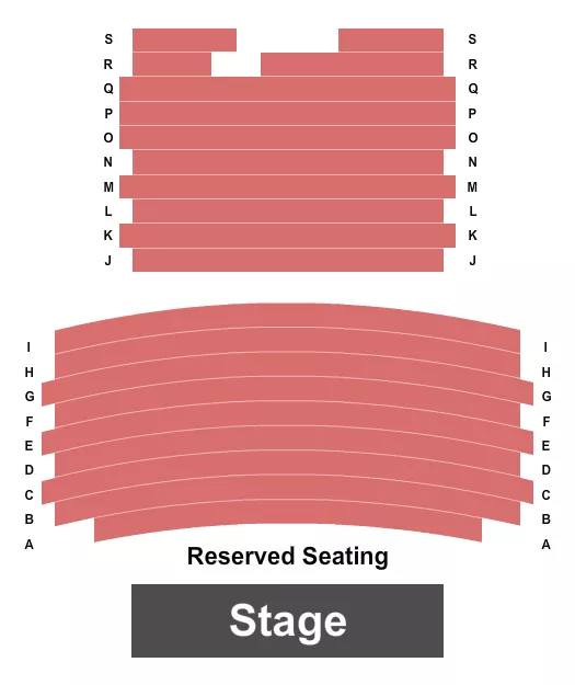 seating chart for Cape Fear Regional Theatre - Endstage 2 - eventticketscenter.com
