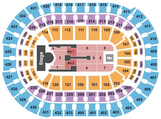 Seating Charts  Capital One Arena