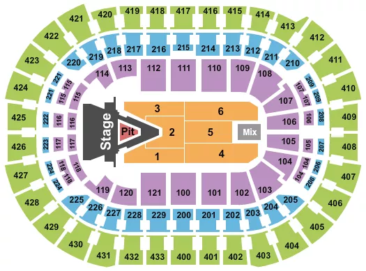 seating chart for Capital One Arena - Aerosmith 2023 - eventticketscenter.com