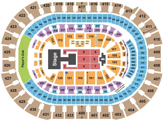seating chart for Capital One Arena - Aespa - eventticketscenter.com