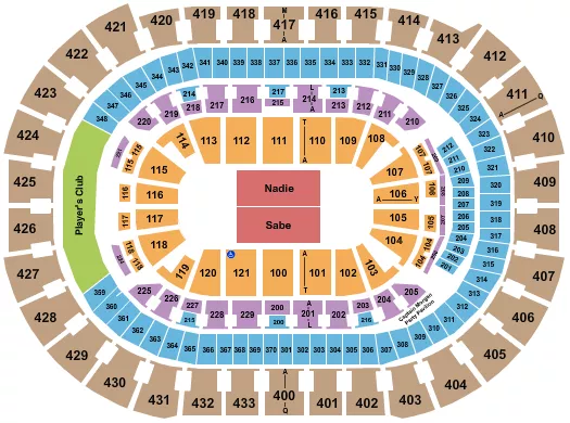 seating chart for Capital One Arena - Bad Bunny - eventticketscenter.com