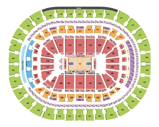 seating chart for Capital One Arena - Basketball - eventticketscenter.com