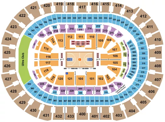 seating chart for Capital One Arena - Basketball - NCAA Tournament - eventticketscenter.com
