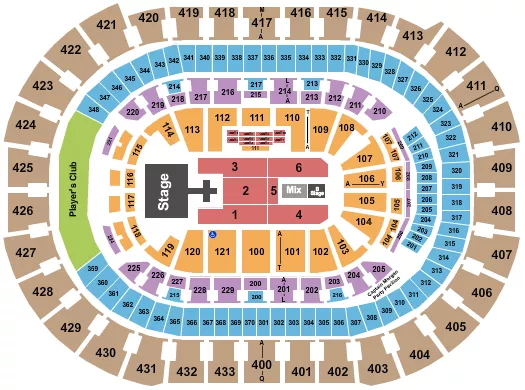 seating chart for Capital One Arena - Def Leppard - eventticketscenter.com