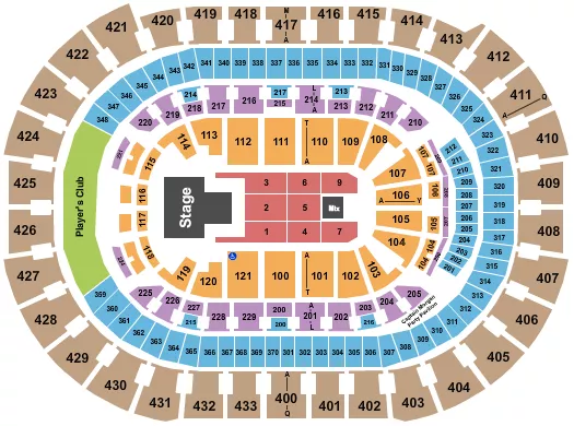 seating chart for Capital One Arena - Diljit Dosanjh - eventticketscenter.com