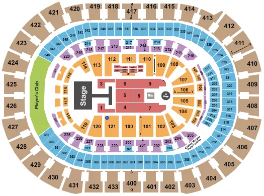 seating chart for Capital One Arena - Disney Descendants - eventticketscenter.com