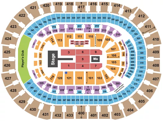 seating chart for Capital One Arena - Druski - eventticketscenter.com