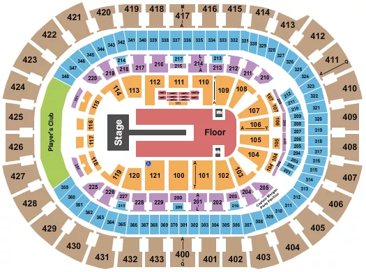 seating chart for Capital One Arena - Florence and The Machine - eventticketscenter.com