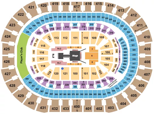 seating chart for Capital One Arena - Fuerza Regida - eventticketscenter.com