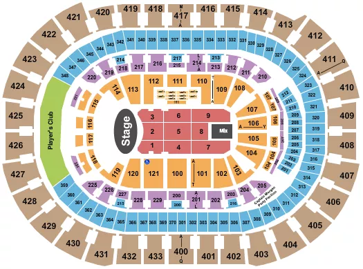 seating chart for Capital One Arena - Garth Brooks - eventticketscenter.com