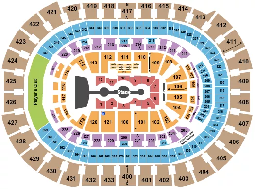 seating chart for Capital One Arena - Gracie Abrams - eventticketscenter.com