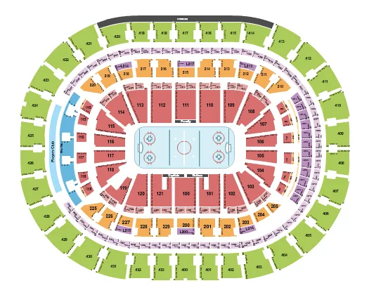 seating chart for Capital One Arena - Hockey - eventticketscenter.com
