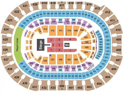 seating chart for Capital One Arena - Jhene Aiko - eventticketscenter.com