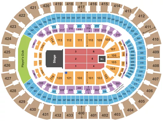 seating chart for Capital One Arena - Jingle Ball - eventticketscenter.com