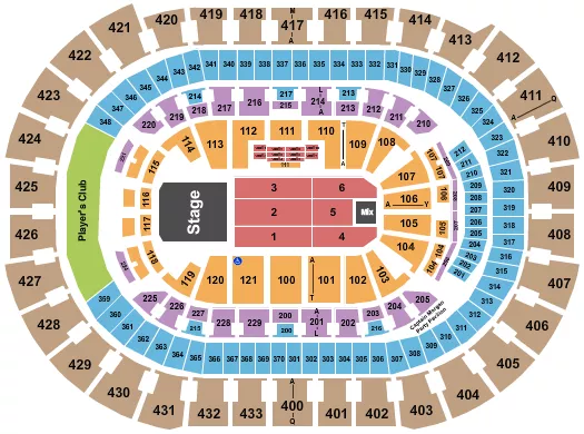 seating chart for Capital One Arena - Jingle Ball - eventticketscenter.com