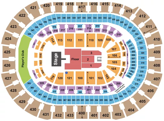 seating chart for Capital One Arena - Joji - eventticketscenter.com
