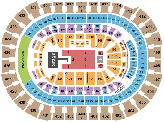 seating chart for Capital One Arena - Jonas Brothers - eventticketscenter.com