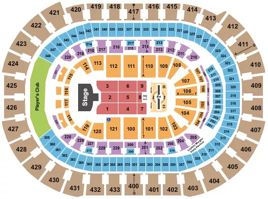 seating chart for Capital One Arena - Justin Timberlake - eventticketscenter.com