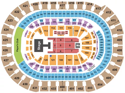 seating chart for Capital One Arena - Karan Aujla - eventticketscenter.com