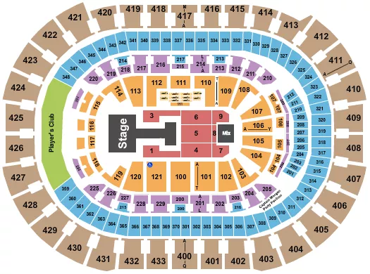 seating chart for Capital One Arena - Katseye - eventticketscenter.com