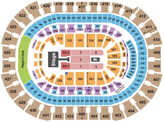 seating chart for Capital One Arena - Kelsea Ballerini - eventticketscenter.com