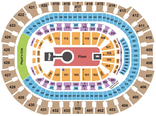 seating chart for Capital One Arena - Kid Cudi 2 - eventticketscenter.com