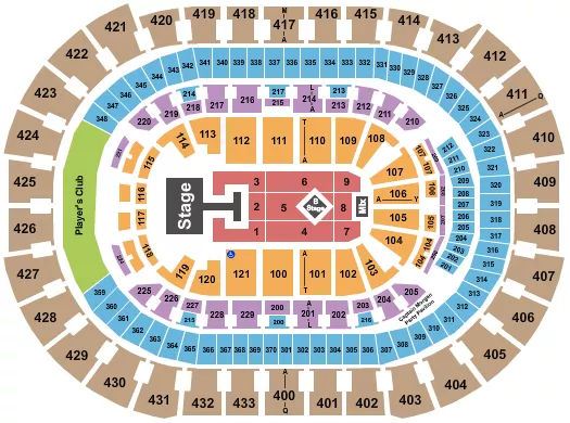 seating chart for Capital One Arena - Kylie Minogue - eventticketscenter.com